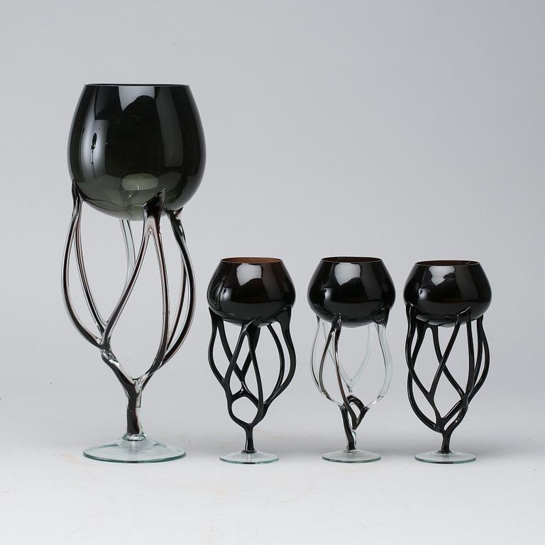 JOZEFINA KROSNO, 4 
parts of glass. 2000-tal.