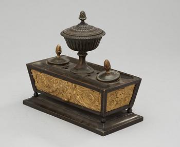 A Empire style writingstand, the secound half of the 19th Century.