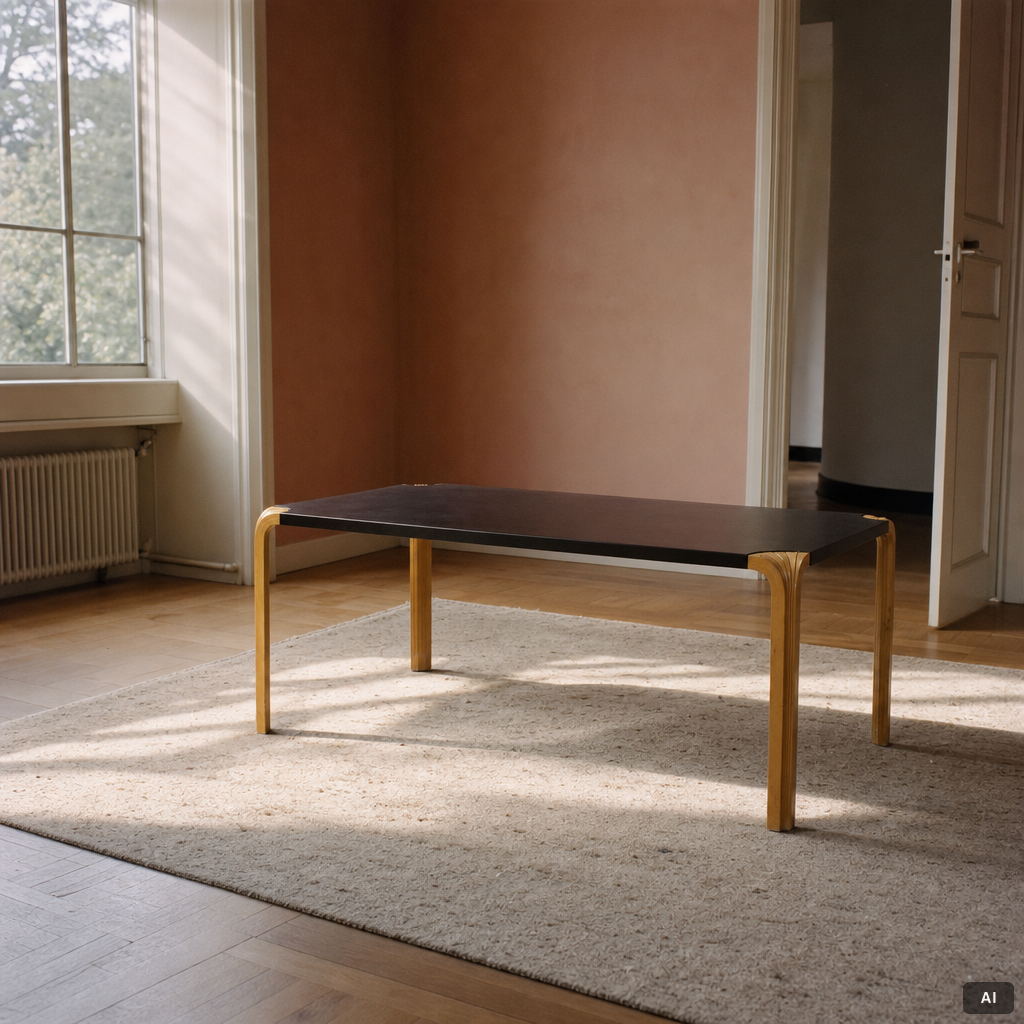 Alvar Aalto, Coffee table, model MX800A, Artek, Finland.