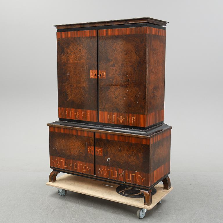 An Art Deco cupboard, 1930's.