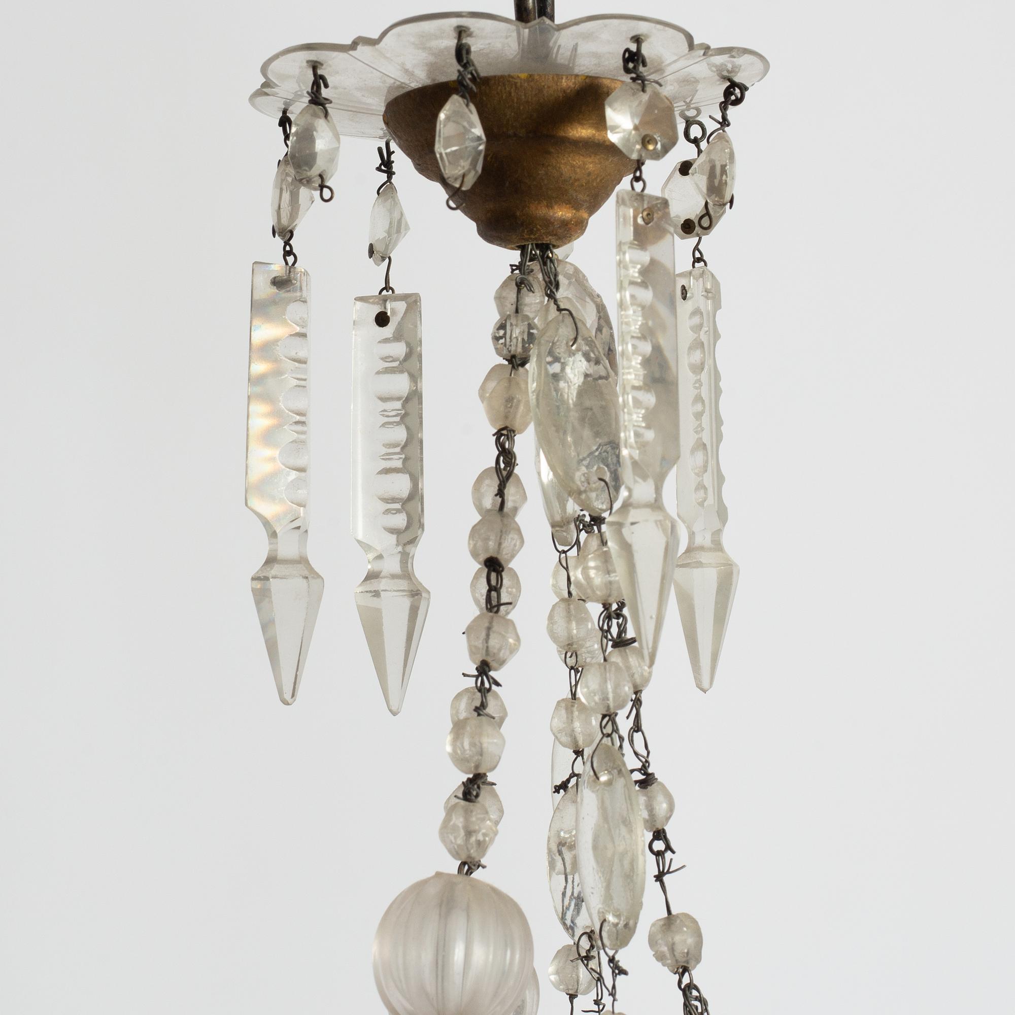 A chandelier, second half of the 20th century.