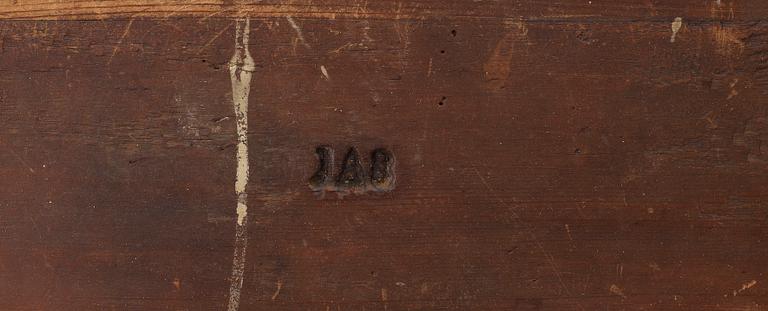 STOLAR, ett par, rokoko 1780-tal, sign JAS.