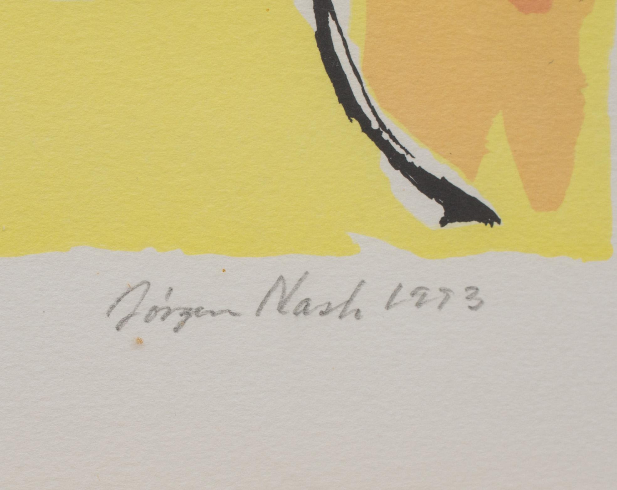 JÖRGEN NASH, färglitografi, signerad och daterad 1993, numrerad 178/330.