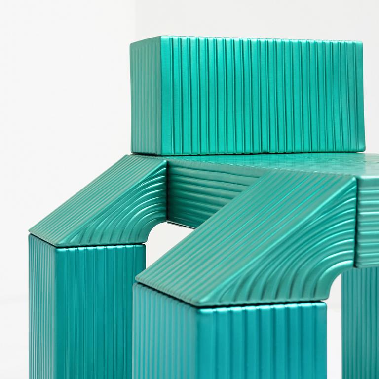 David Taylor, a unique easy chair, "Striped Chair", Studio Mellösaverken, Sweden, 2025.