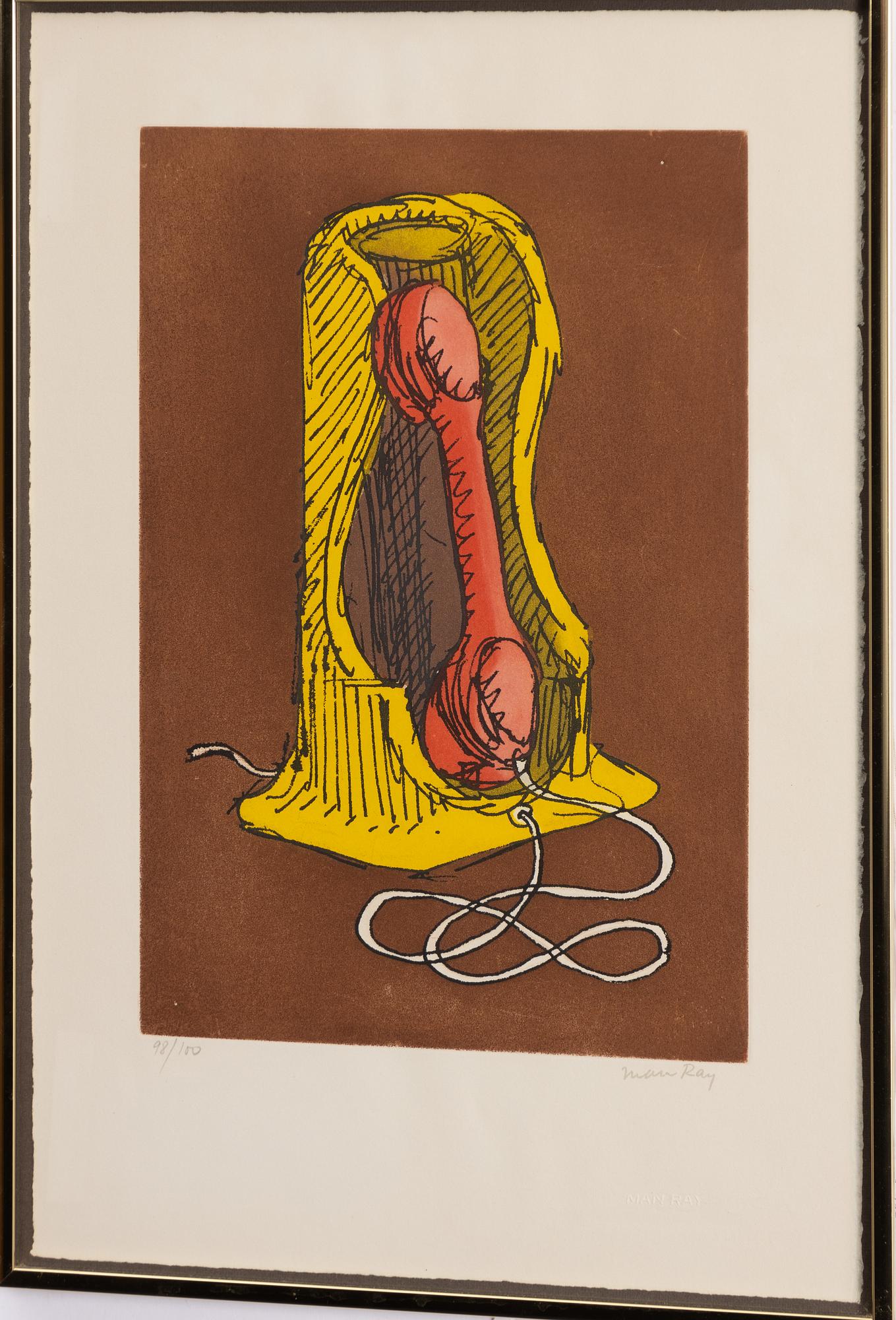 Man Ray, "Telephone".