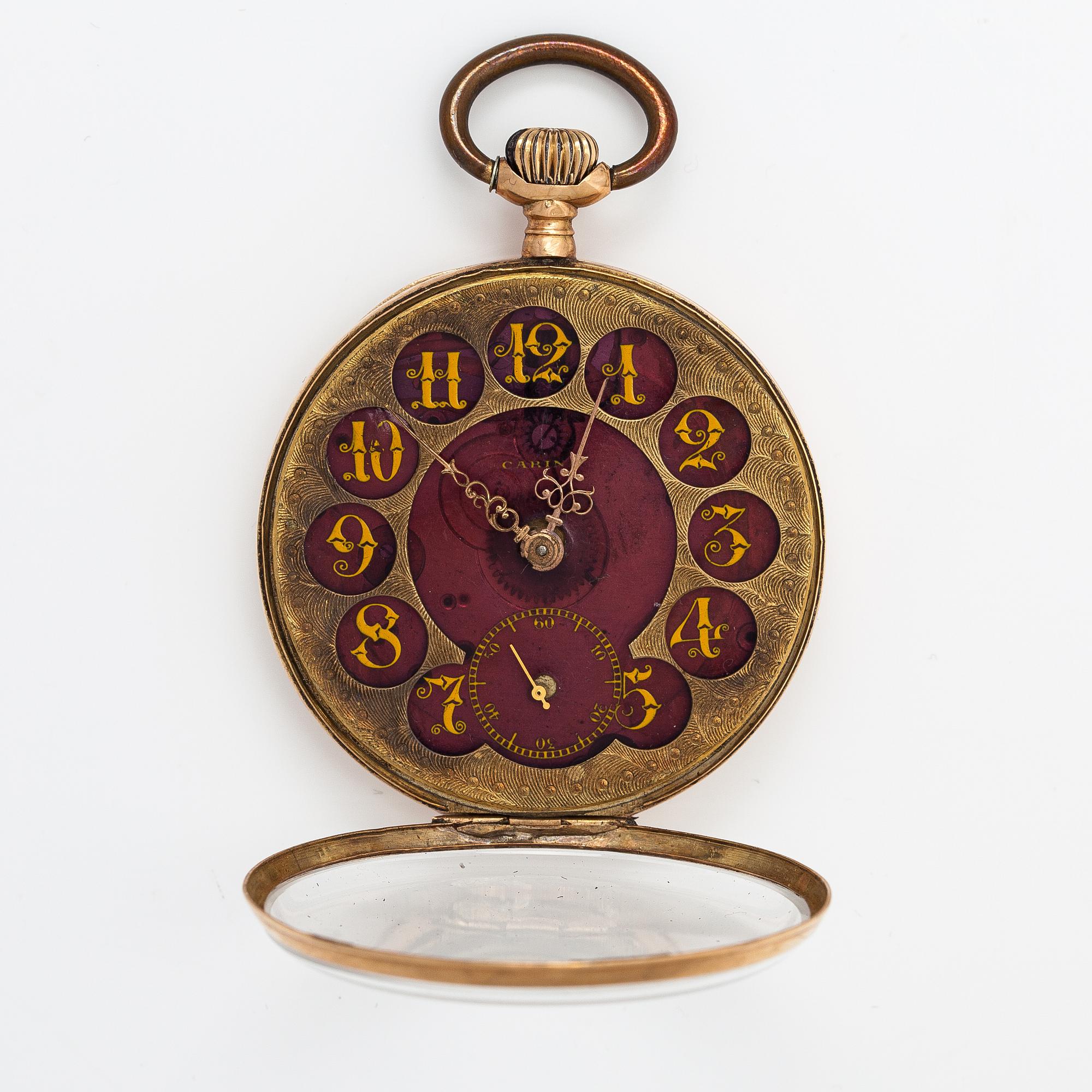 Carina, pocket watch, 44 mm.