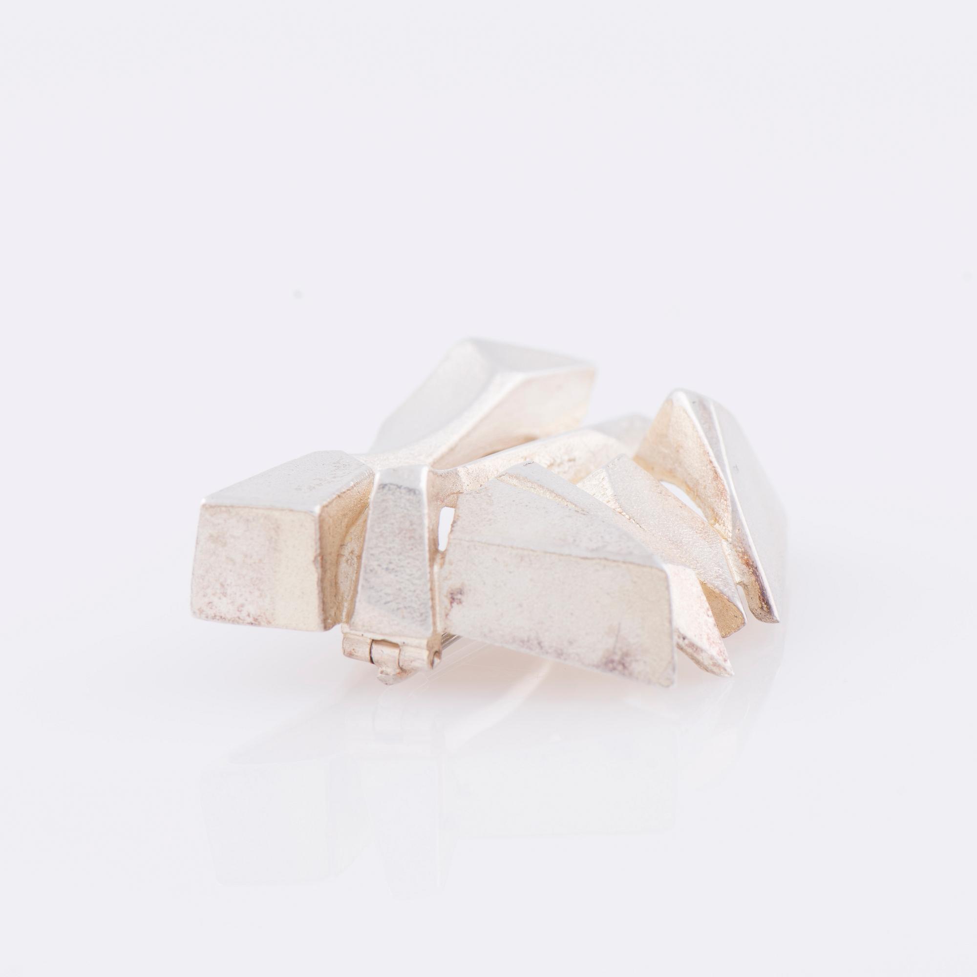 BROSCH, sterling silver, Björn Weckström Lapponia, 1973.