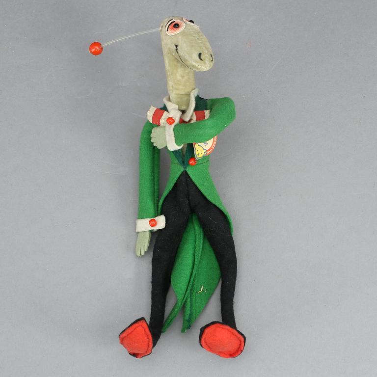 LEKSAKSFIGUR, "Kalle Stropp", Steiff, Tyskland, 1956.