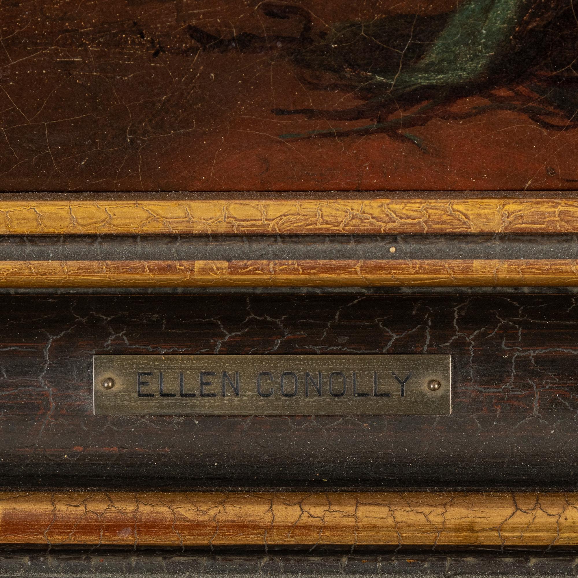 Ellen Conolly, olja på duk, signerad och daterad 1877.