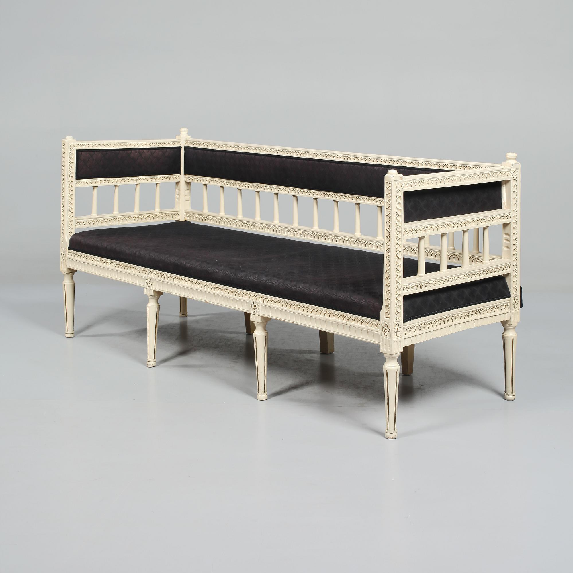 SOFFA, gustaviansk, 1800-talets första hälft.