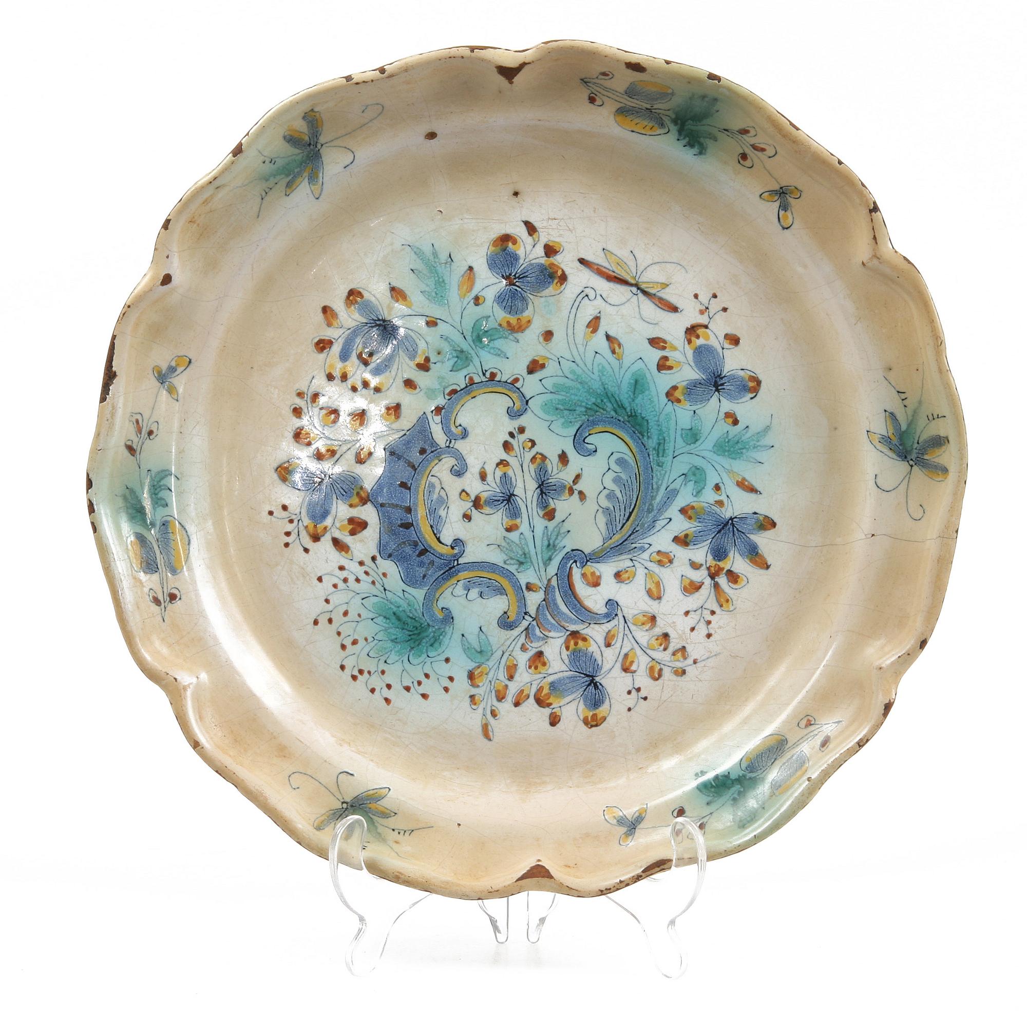 FAT, fajans, 1700/1800-tal.