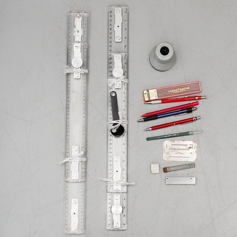 A drawing table from Franz Kuhlmann KG, Wilhelmshaven, Germany, mid 20th Century.