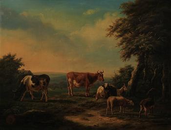 OKÄND KONSTNÄR, olja på duk, 1800-tal.