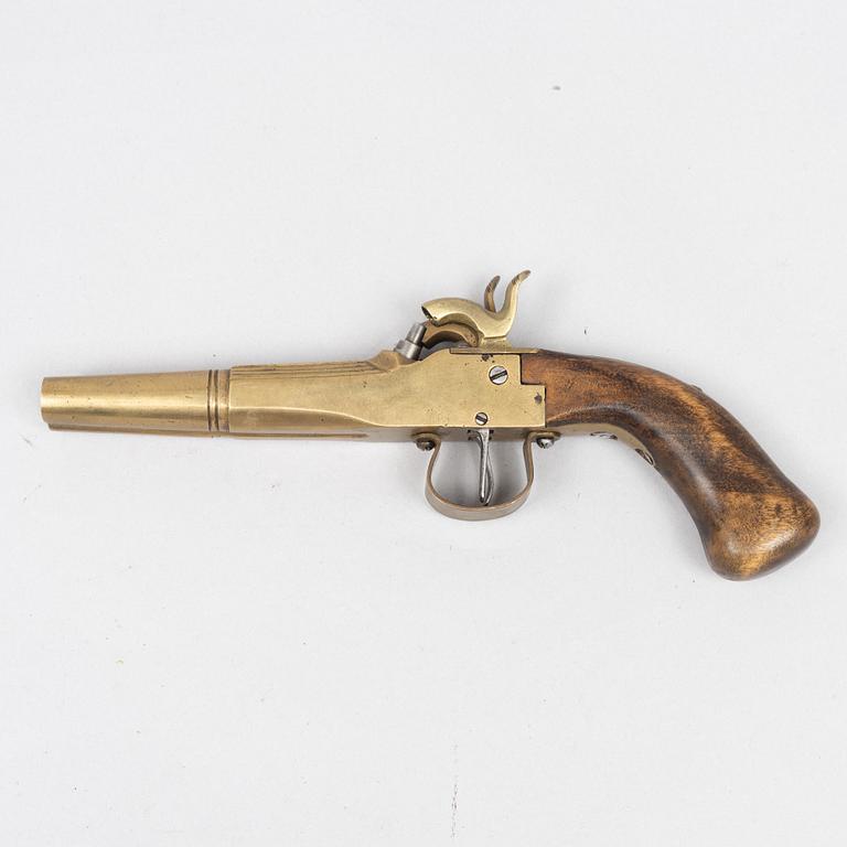 Pistols 3 pcs, 19th century.