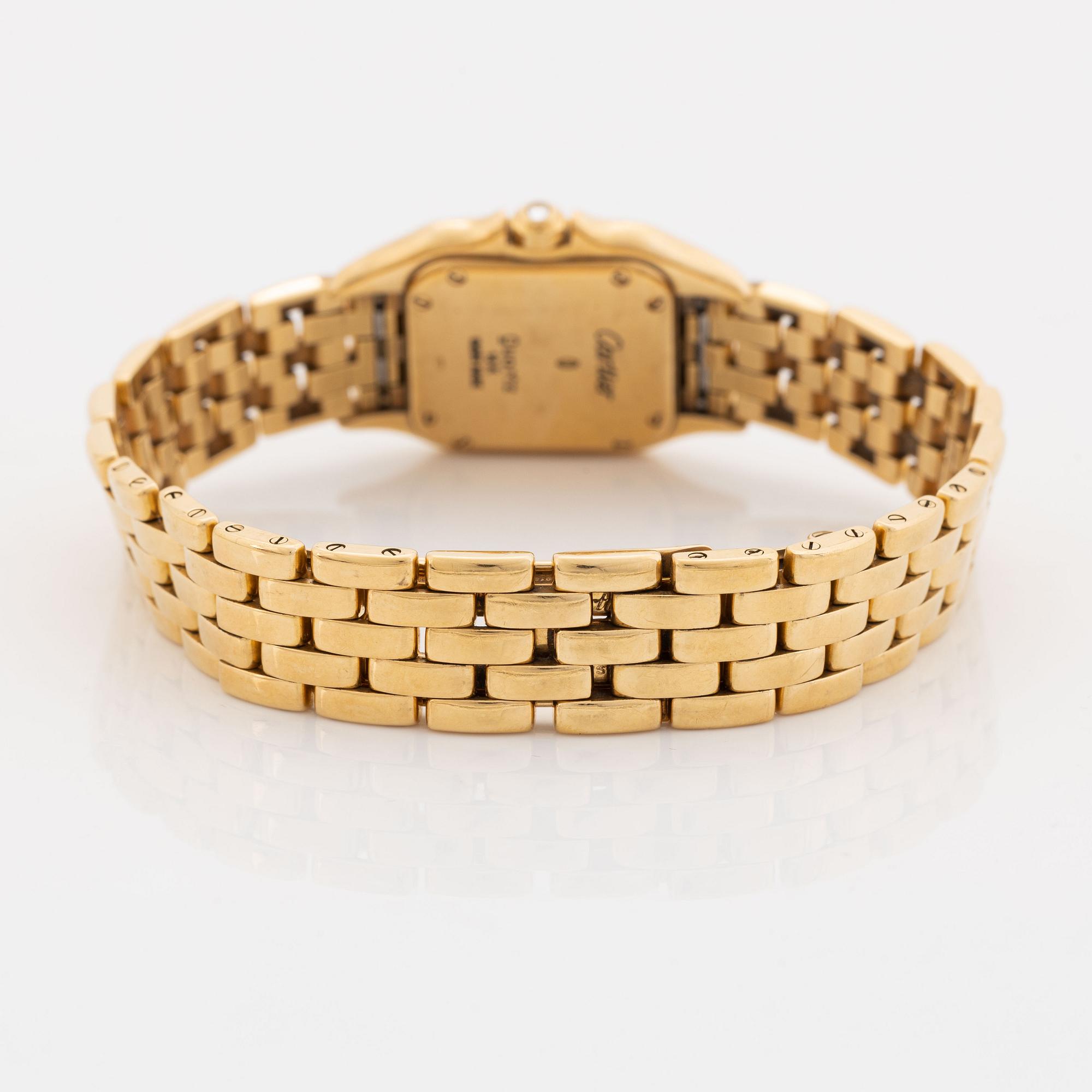 Cartier, Panthere, wristwatch, 21,5 x 21,5 (30) mm.
