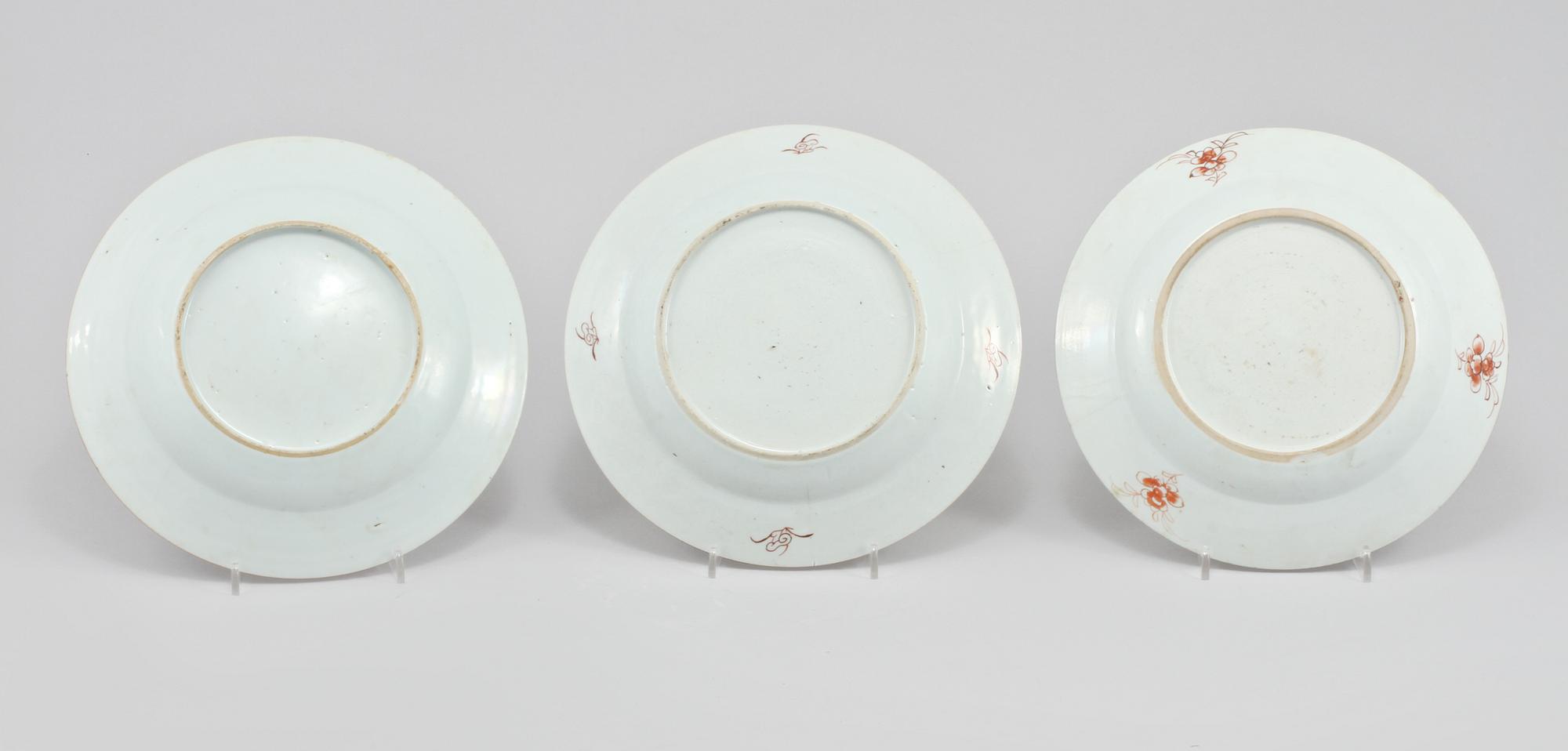 TALLRIKAR, 6 st, porslin, Kina, 1700-tal.
