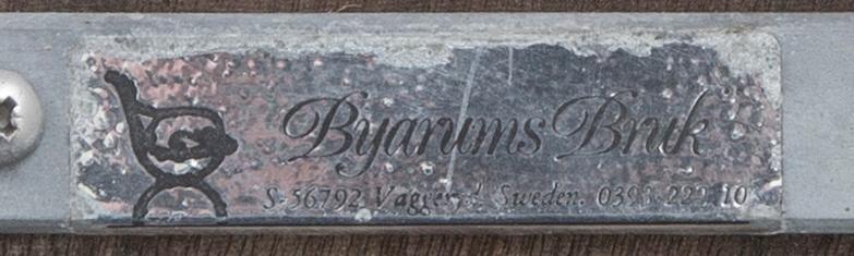 Byarum, "Bryggeristol, 4 st, Honduras Mahogny.