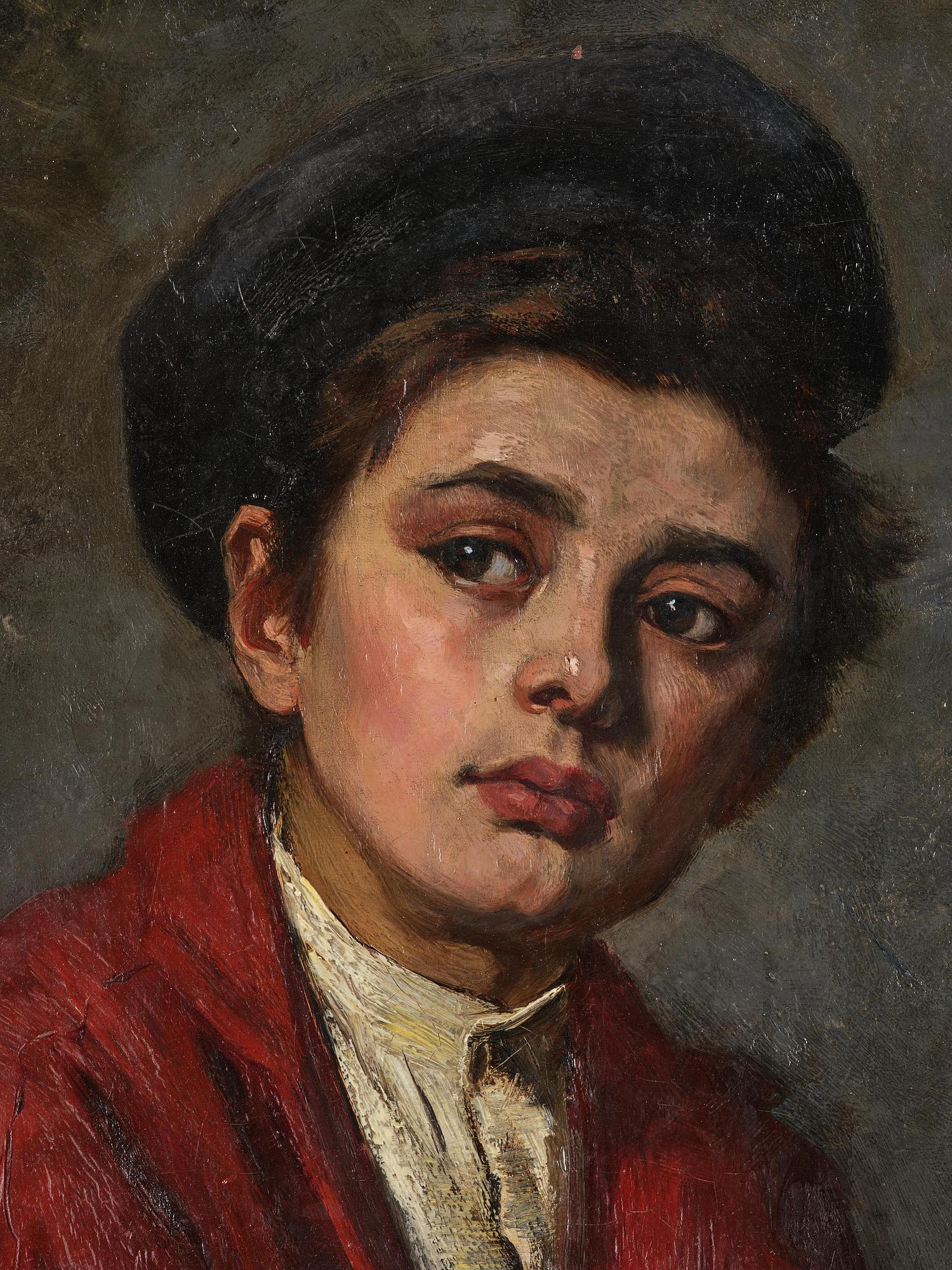 Jenny Nyström, Portrait of a boy.
