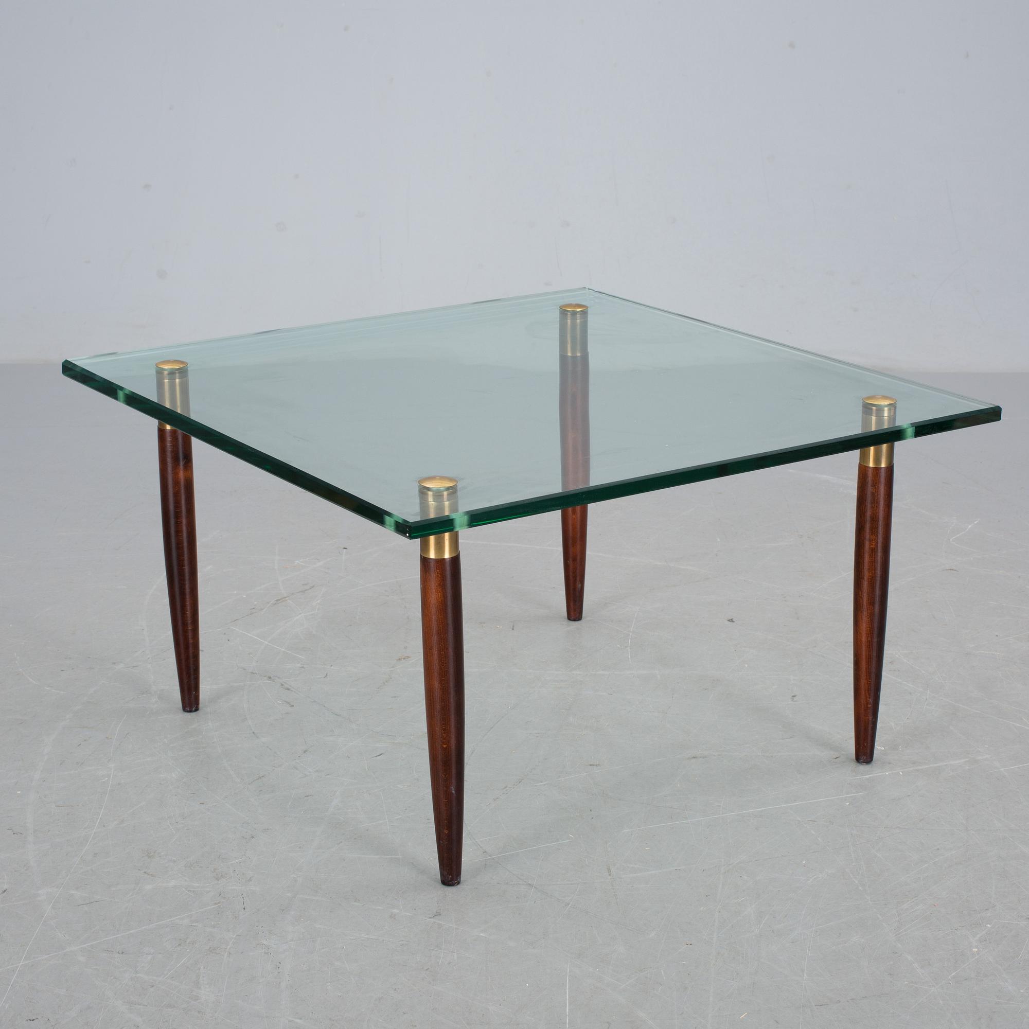 SOFFBORD, glas, Danmark, 1950/60-tal.