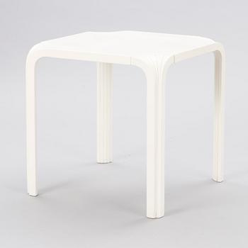 A late 20th century 'X601' stool for Artek, Finland.