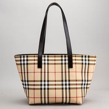 Burberry bag, scarf, England.
