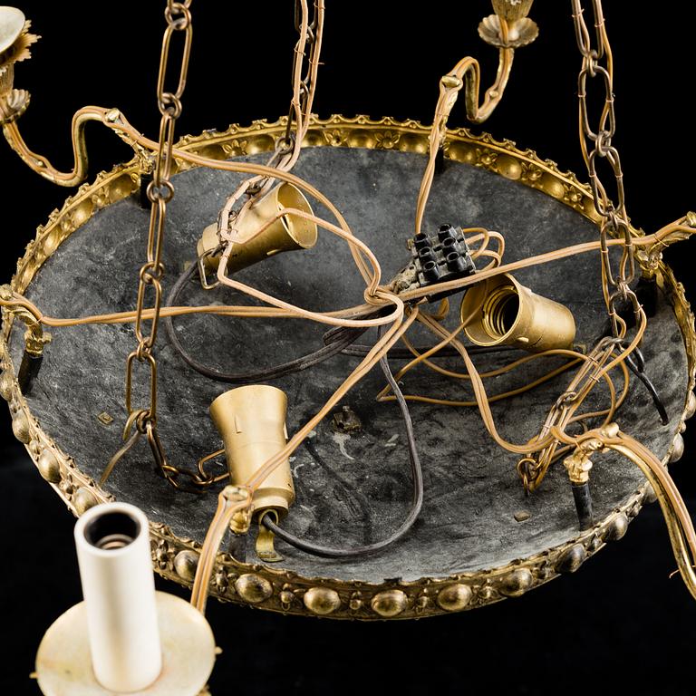 CEILING LAMP, Empire, first half of the 19th century.