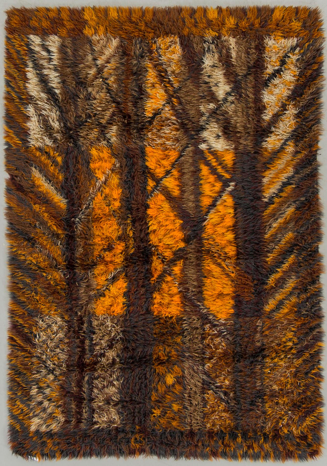 MARIANNE RICHTER, MATTA, rya, "Kolmården", 1960-tal. 198 x 140 cm.