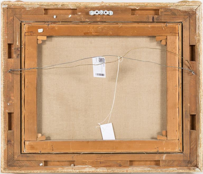 OKÄND KONSTNÄR, olja på duk, signerad P.B. Anker och daterad 1854.