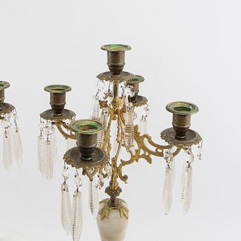 Kandelabrar ett par Louis XV-stil 1900-talets första hälft.