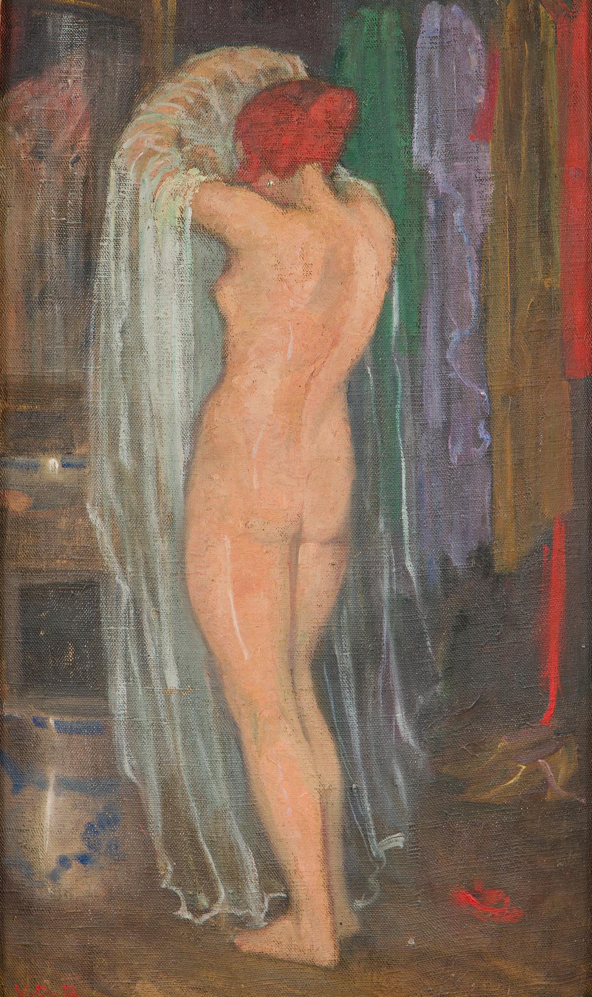Venny Soldan-Brofeldt, The Model Tries the Veil.