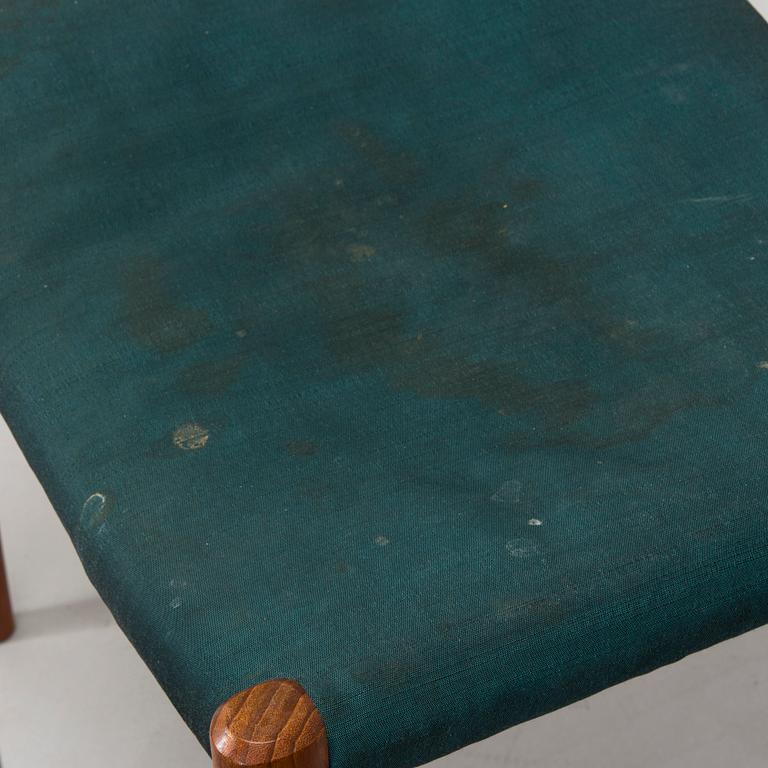 Niels Otto Møller, tuoleja, 6 kpl, malli 77, J.L. Møllers Møbelfabrik, Tanska, 1960-luku.