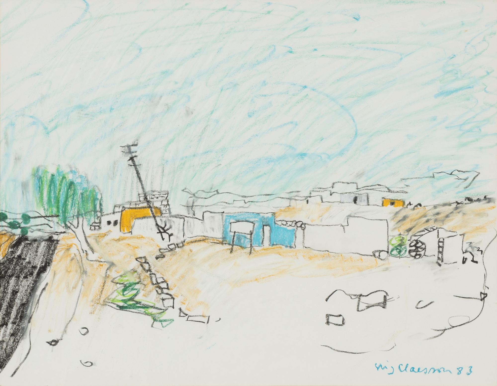 Stig Claesson, pastel, signed and dated -83.