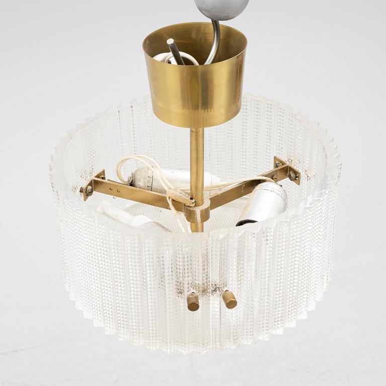 Carl Fagerlund, a ceiling lamp, Orrefors, 1970's/70's.