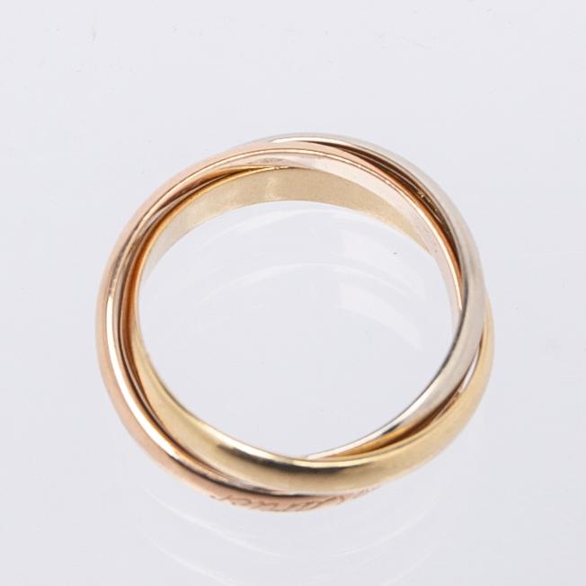 Cartier, ring, "Trinity", 18K guld i tre färger.