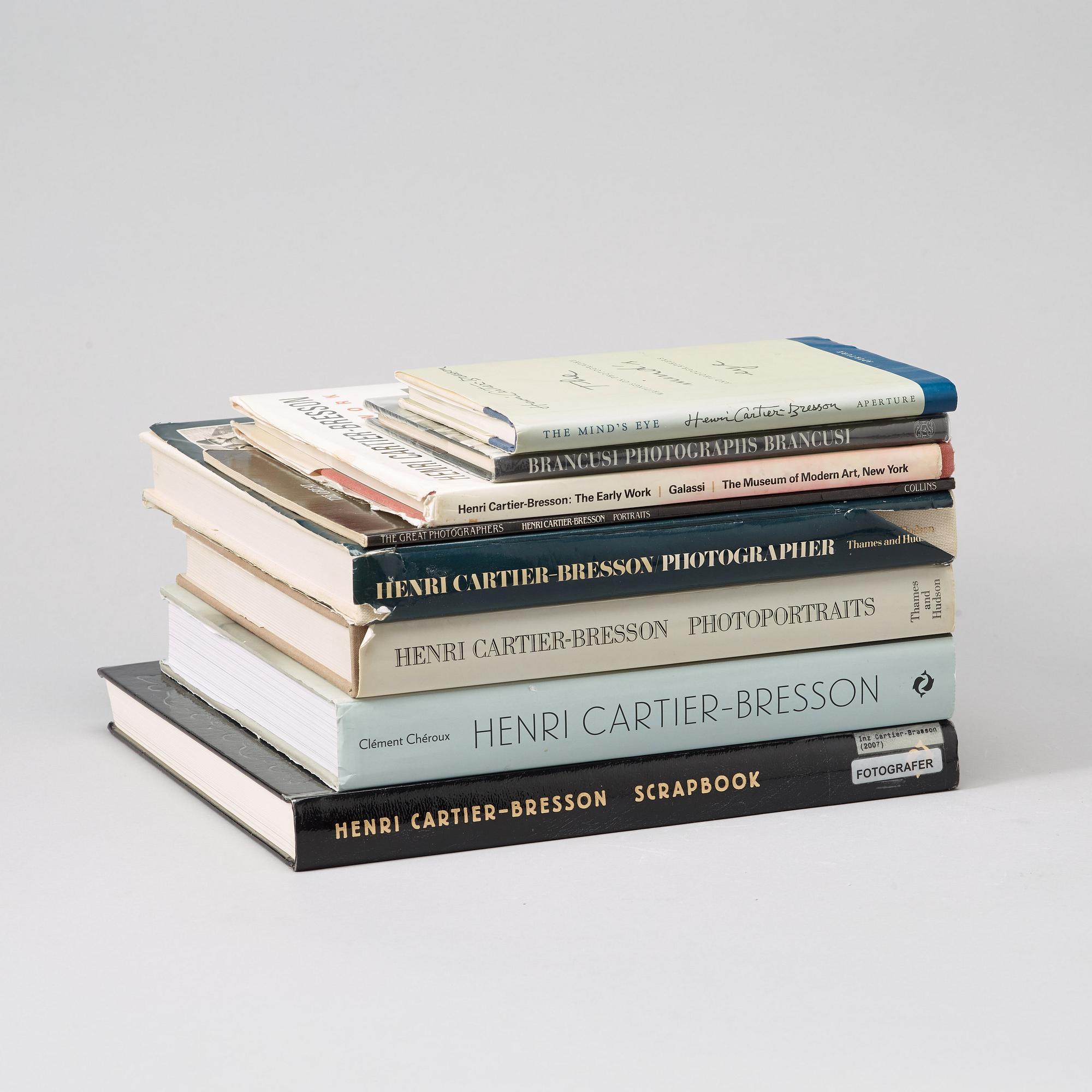 Photo books, 8 Henri Cartier-Bresson. - Bukowskis