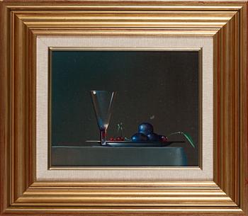 Jan Palmu, oil on canvas, signed and dated -90.