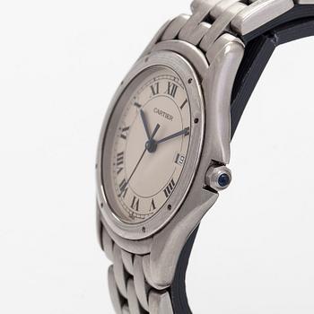 Cartier, Cougar, rannekello, 33 mm.