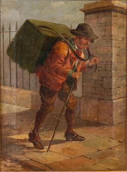 Unknown artist, 19th century, Man with a positive.