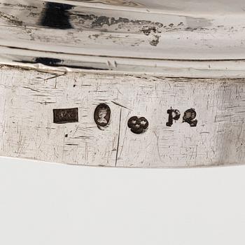 A Gustavian silver coffee pot, maker's mark of J. Henrik Frodell, Stockholm 1797.