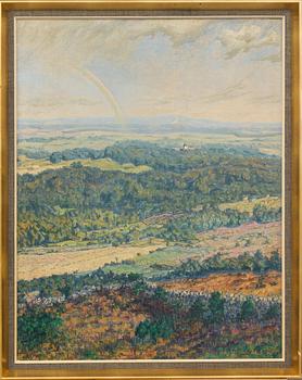 AXEL THEODOR KULLE, olja på duk, osignerad 1915.