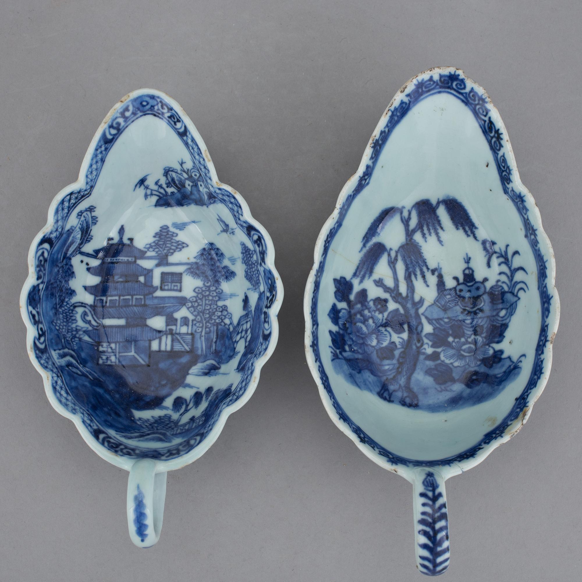 PARTI PORSLIN, 15 delar, kompaniporslin, Kina, 1700-tal.
