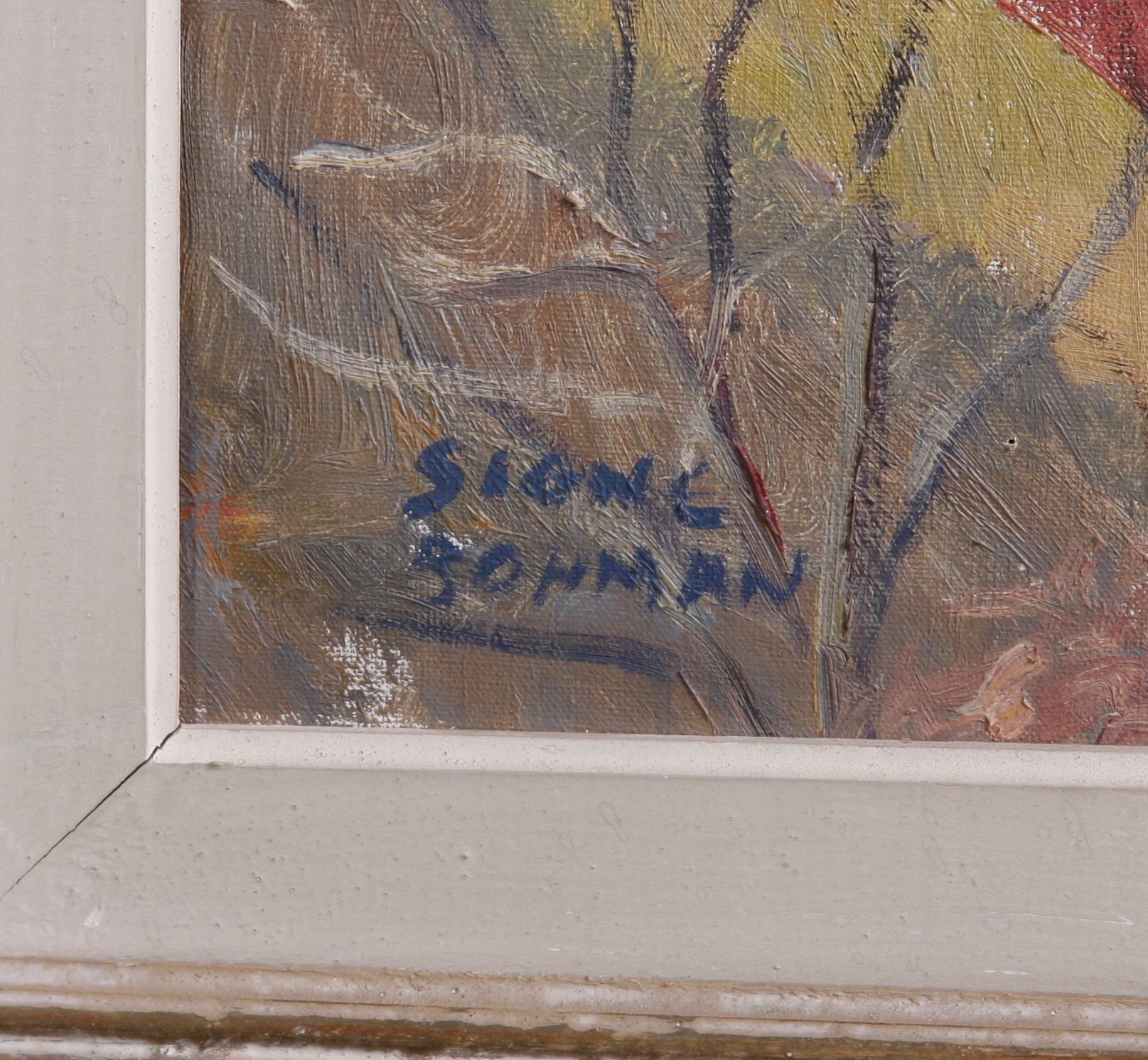 BOHMAN, SIGNE. Olja på duk. Sign.