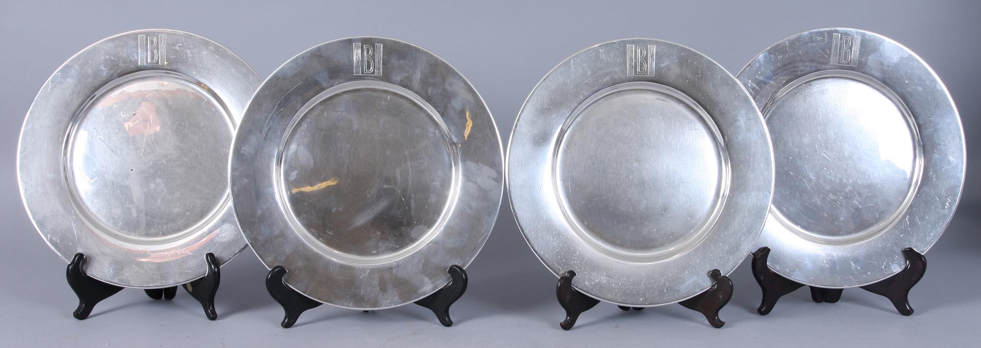 KUVERTTALLRIKAR, 12 st, silver, Jal, 1970-tal. Vikt 6734 gram.