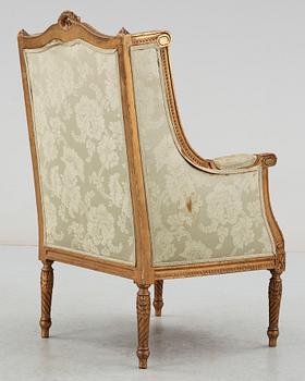 FÅTÖLJ. Frankrike, 1800-tal.
