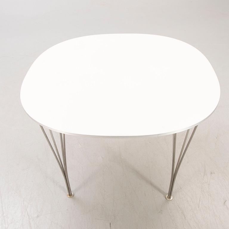 Bruno Mathsson & Piet Hein, dining table, "Supercirkel", Fritz Hansen.