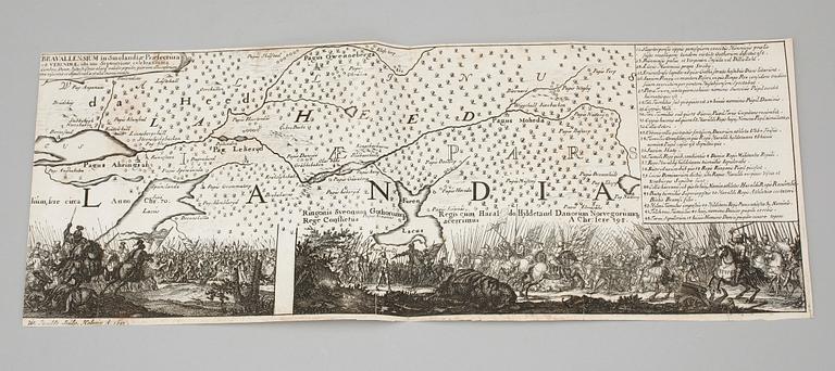 GRAFISKA BLAD. 4st, 16/1700-tal.