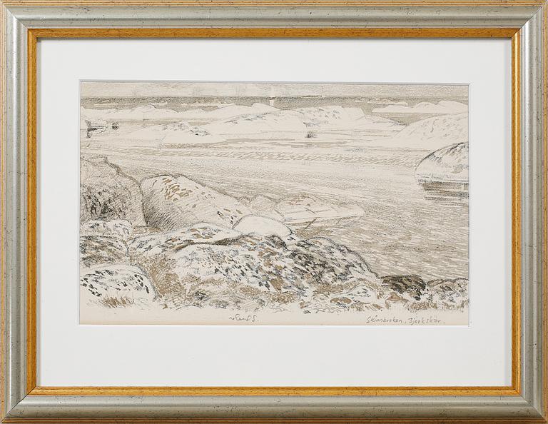 ROLAND SVENSSON, litografi, signerad.