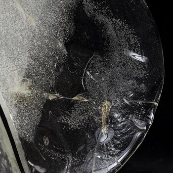 A glass ceiling lamp, second half of the 20th century.