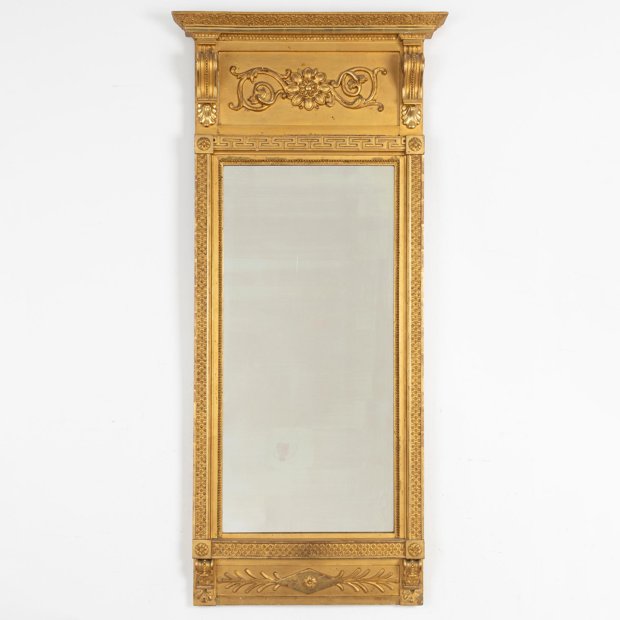 Mirror, 19th century, late Empire, mid-19th century.