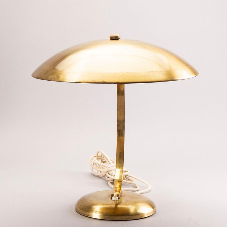 A brass table light, Egon Hillebrand, Germany, 1940's.